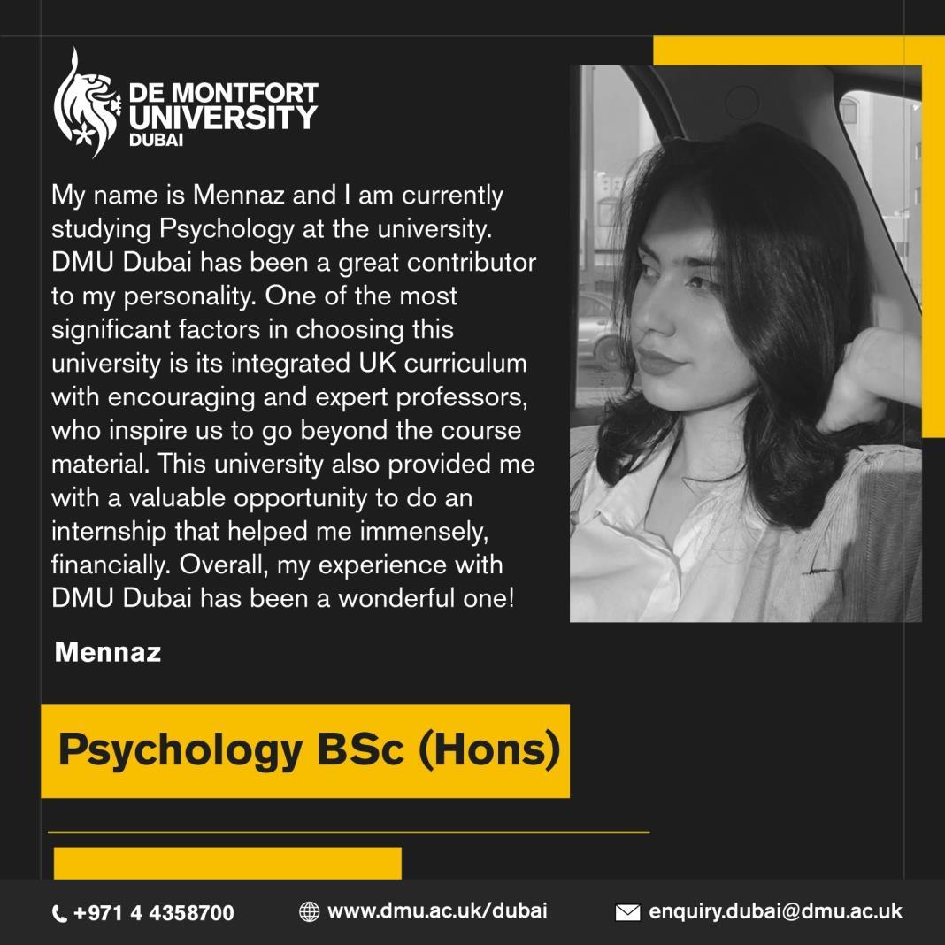 BSc in Psychology in Dubai by dmu_dubai Issuu