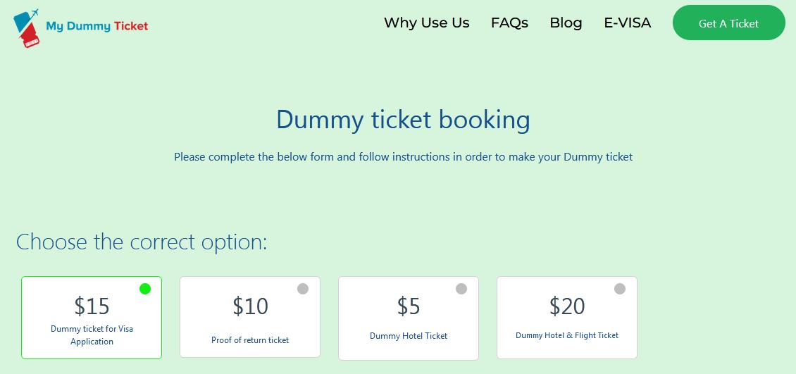 Dummy Reservations Onward Reservation Dummy Hotel Reservation 
