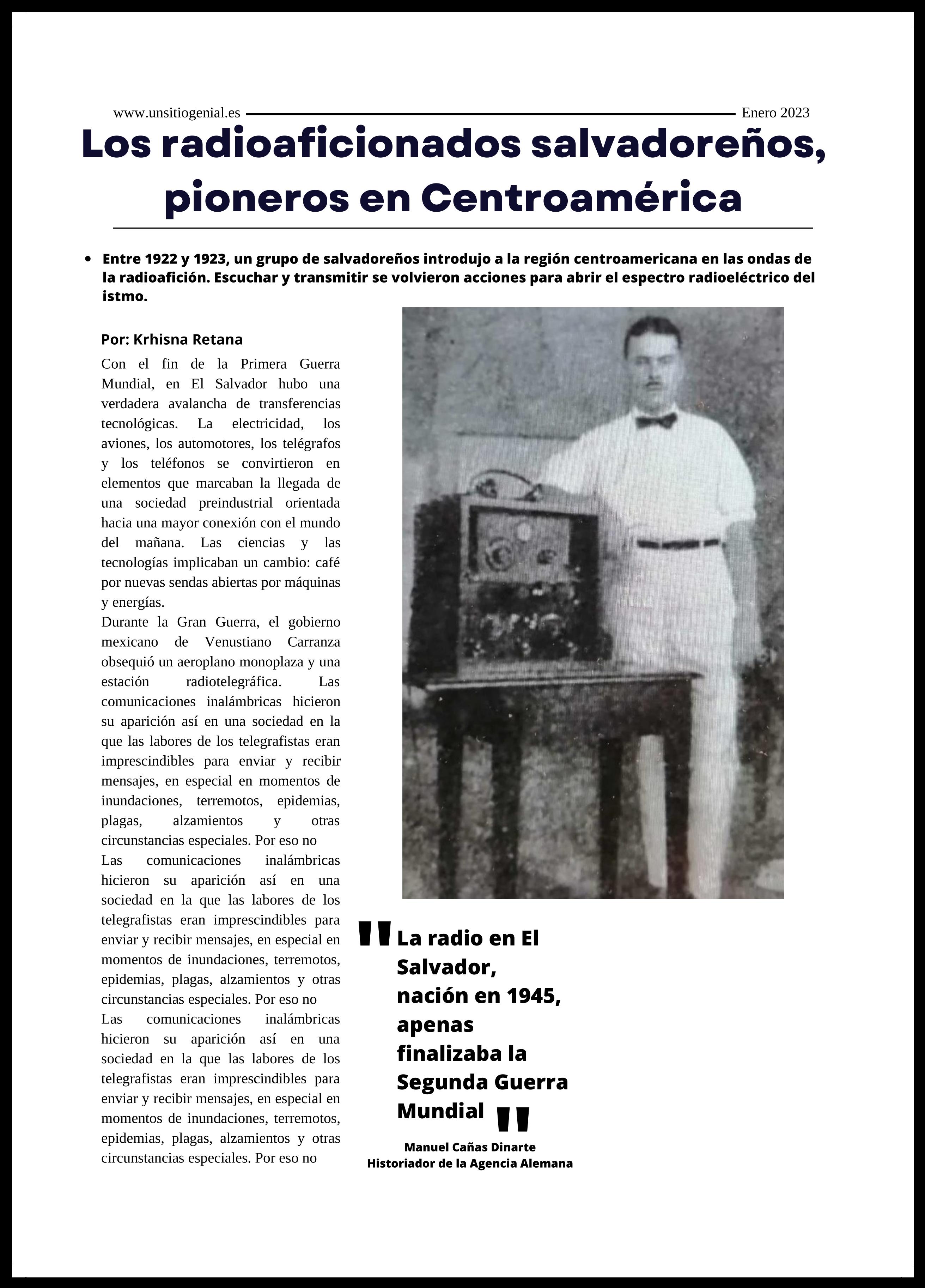 REPORTAJE SOBRE LA RADIO EN EL SALVADOR by krhisna Issuu