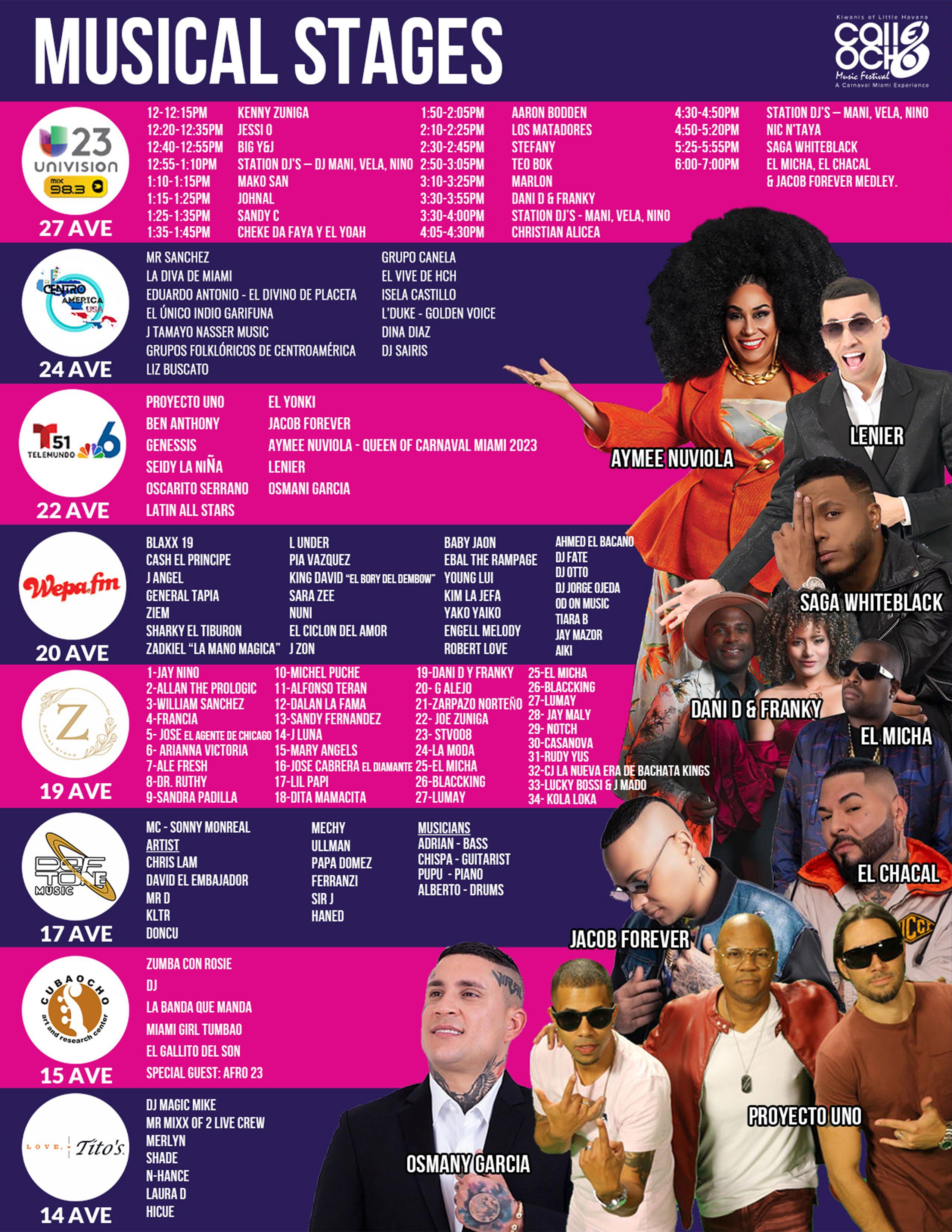 Calle Ocho Music Festival Entertainment Guide by KCLH Issuu
