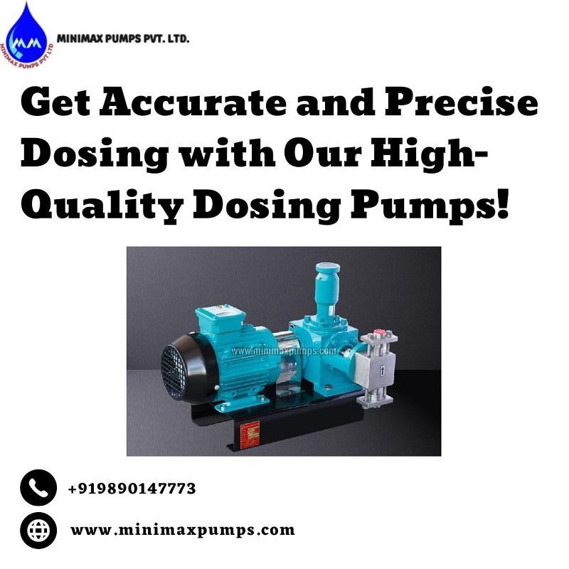 Get Accurate and Precise Dosing with Our HighQuality Dosing Pumps! by