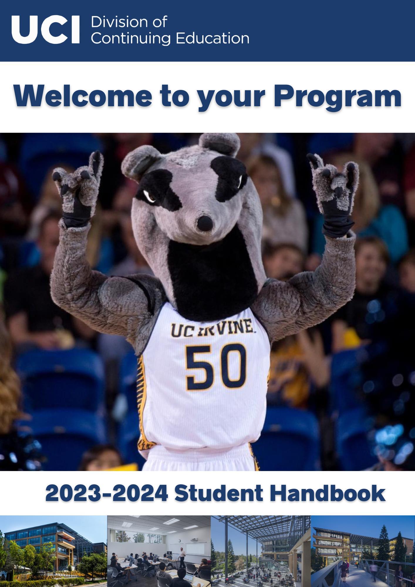 UCI DCE Student Handbook to Your Program by UCI Division of