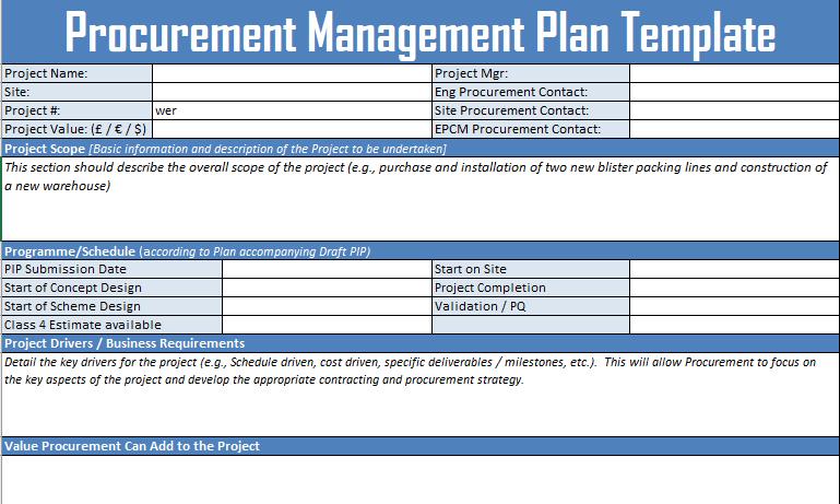 procurement-management-plan-template-by-project-managementools-issuu