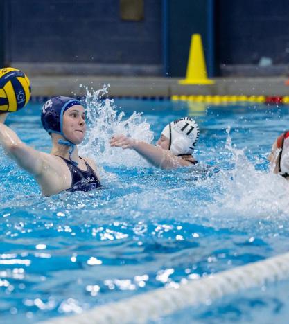 Cover for Women’s Water Polo Loses to LIU, Routs VMI