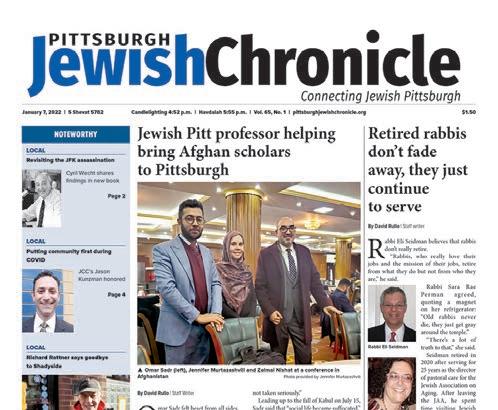 Pittsburgh Jewish Chronicle 4-21-23 by Pittsburgh Jewish Chronicle - Issuu