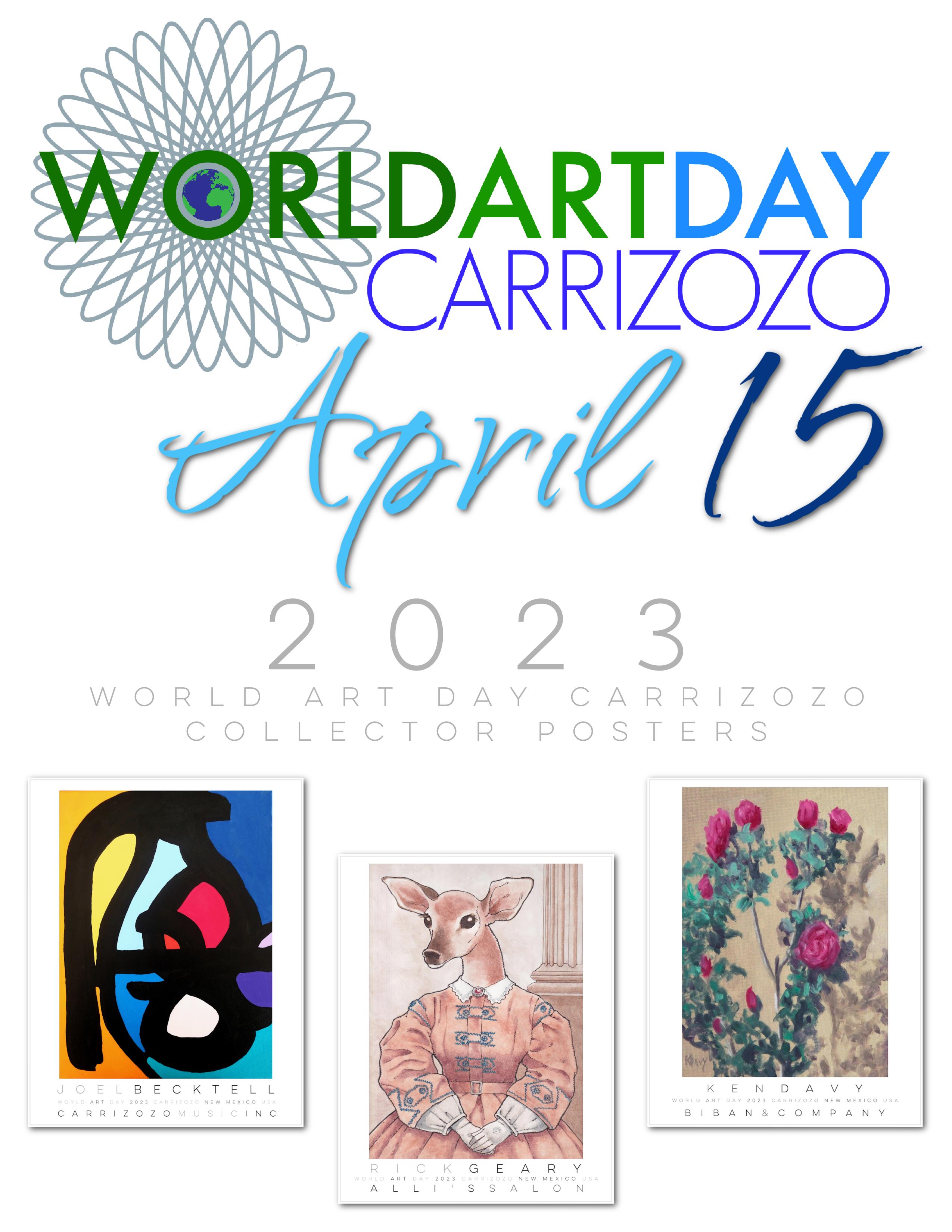 World Art Day Carrizozo 2023 Collector Posters by rendezvouspressmedia
