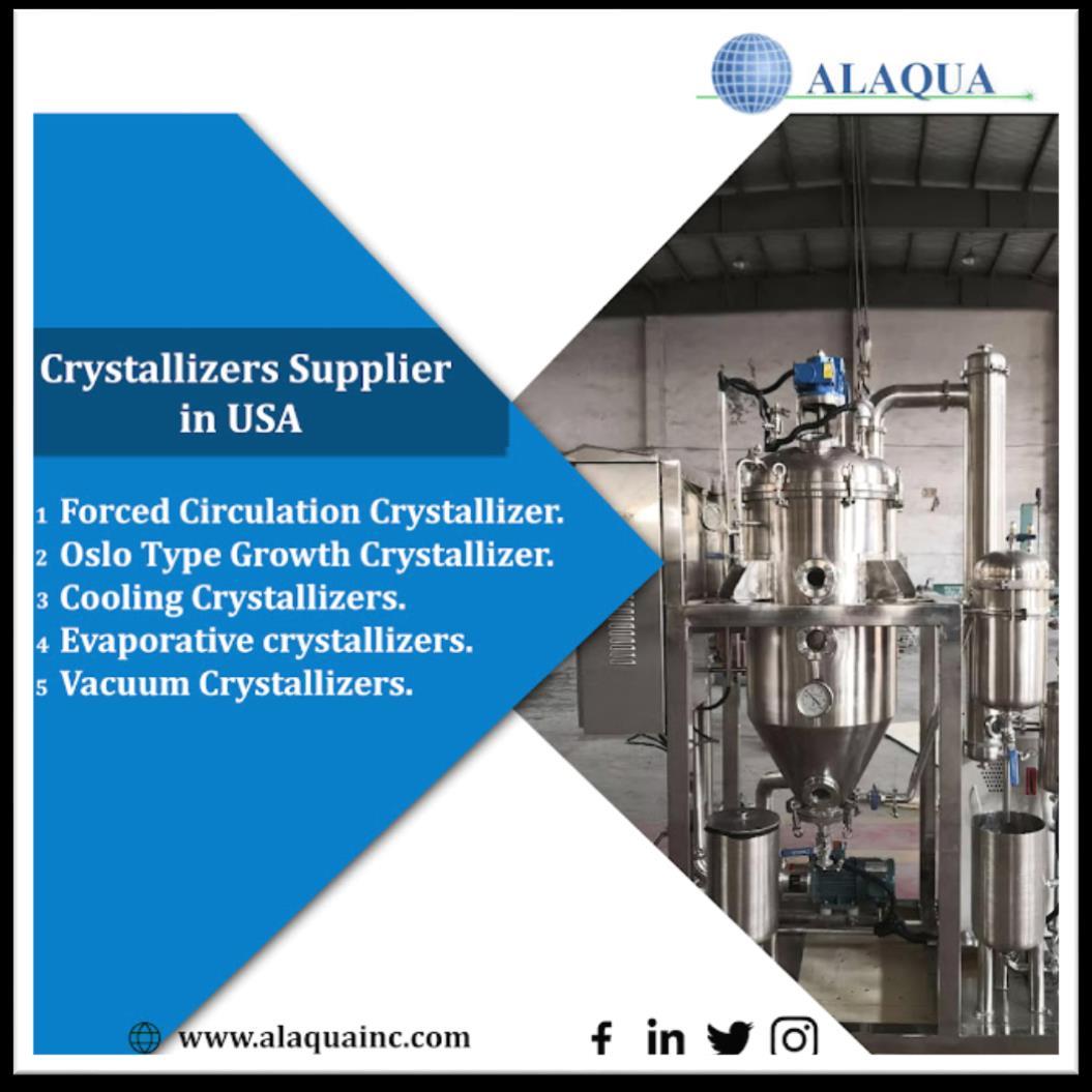 What are different types of Evaporators by Alaqua, Inc Processing