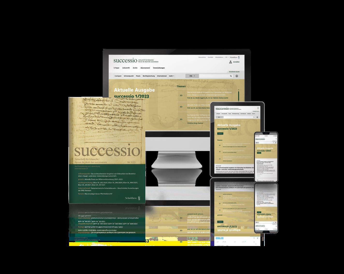 Cover for Ihre successio im Überblick.