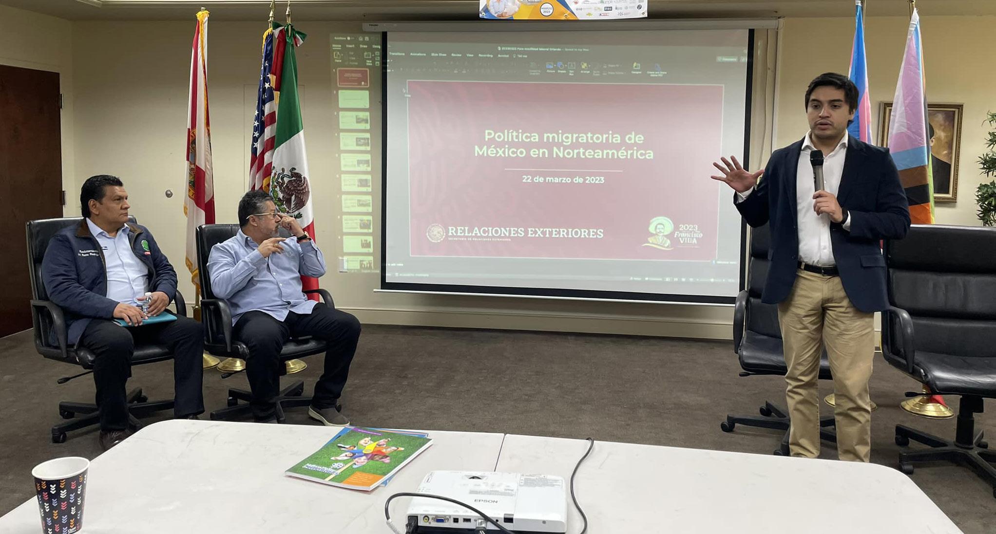 Cover for Dos Gobernadores de México y el Embajador para EE.UU. visitan Orlando Foro de Movilidad Laboral y Derechos Laborales de Trabajadores Migrantes en el Consulado de México en Orlando