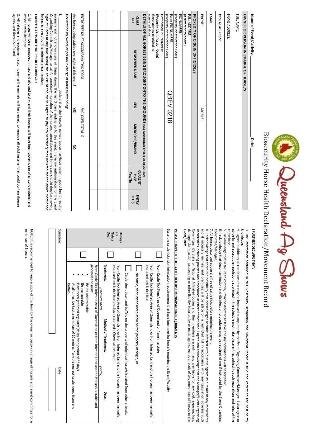 2023 Eidsvold Show Official Forms by EidsvoldShow Issuu