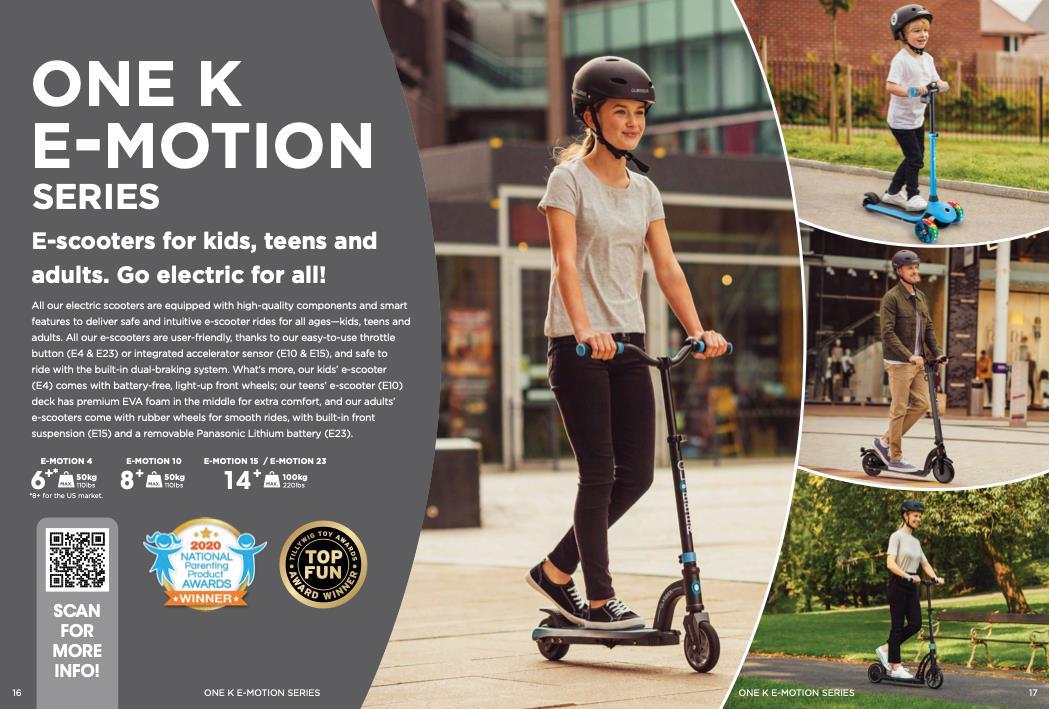 One K E-motion 10 - Globber USA