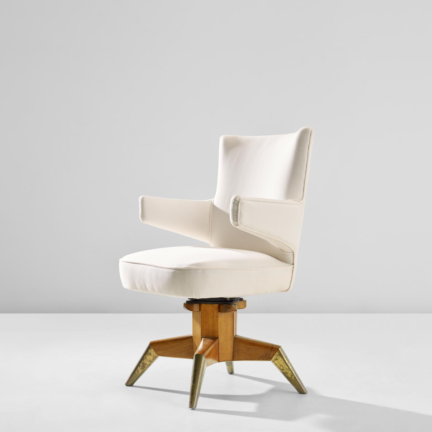 marc newson's task chair for knoll swivels in a single-line silhouette