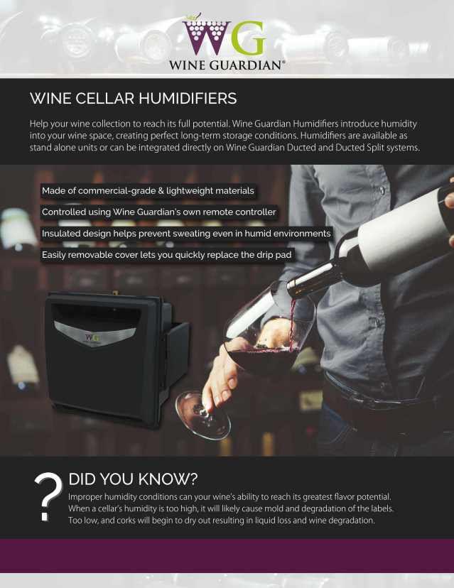 Wine Cellar Humidifiers Wine Guardian by Evan Michael Issuu