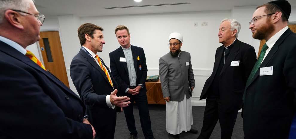 Cover for A successful bid secured £100k of ECB funding towards a multi-use area that includes a second, larger multi-faith space, gendered ablution facilities and a second, permanent Changing Places washroom. The facility opened in the Pavilion basement for the England v New Zealand Test match. MCC maximised the on-site attendance of several senior faith leaders on Day 1 of the Test to visit and bless the facility.