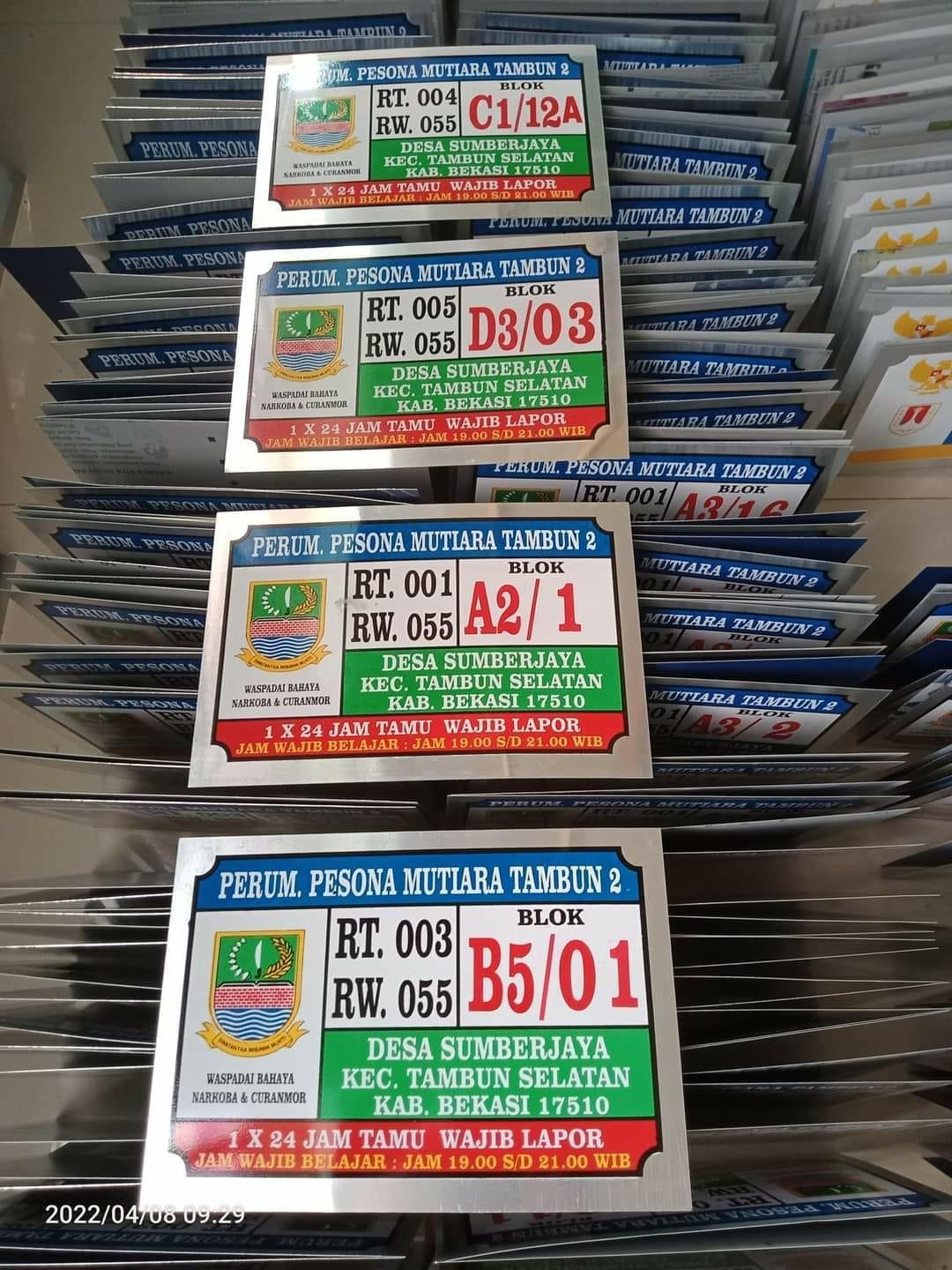 Plat Nomor Bekasi