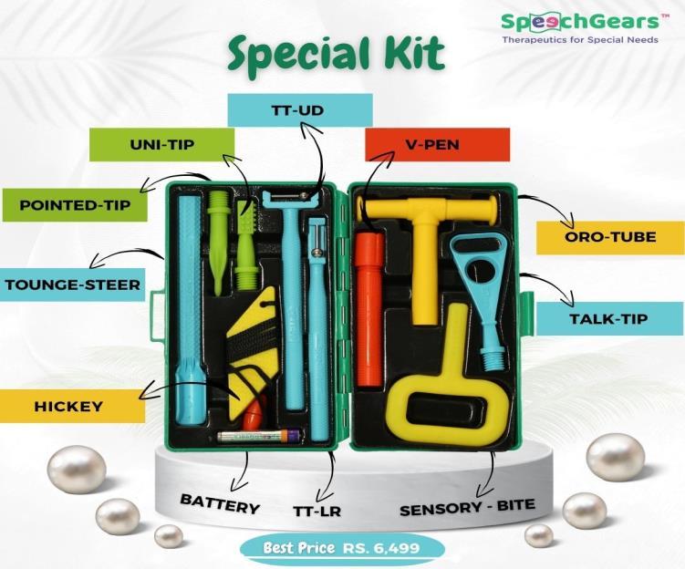 SpeechGears Provides Oral Motor Tools for Speech Therapy to do Therapy