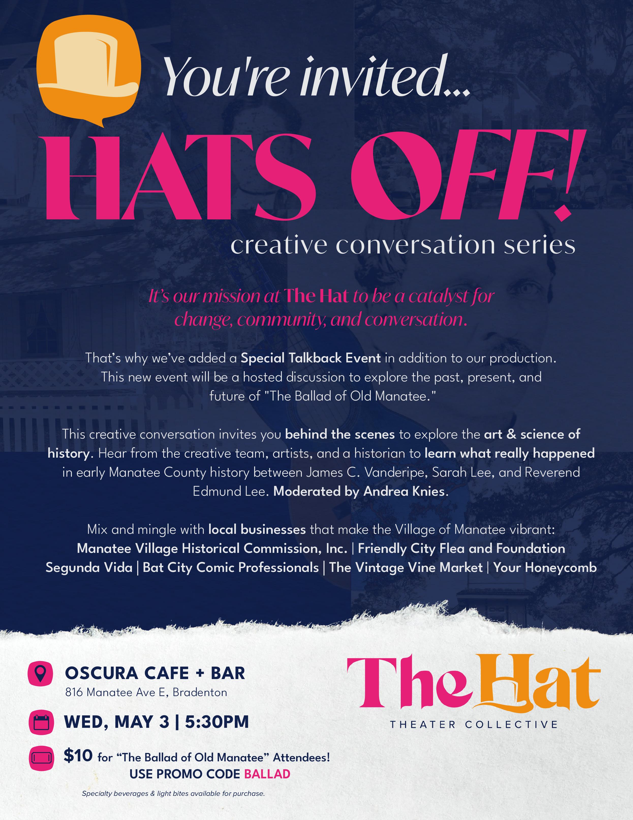 The Ballad of Old Manatee Playbill by The Hat Theater Collective - Issuu