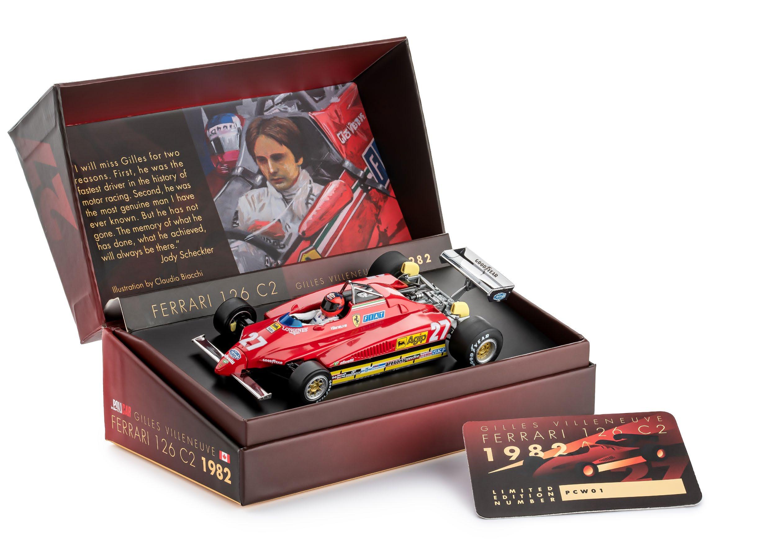 PCW01 - Ferrari 126 C2 - 1982 - Gilles Villeneuve by slot.it