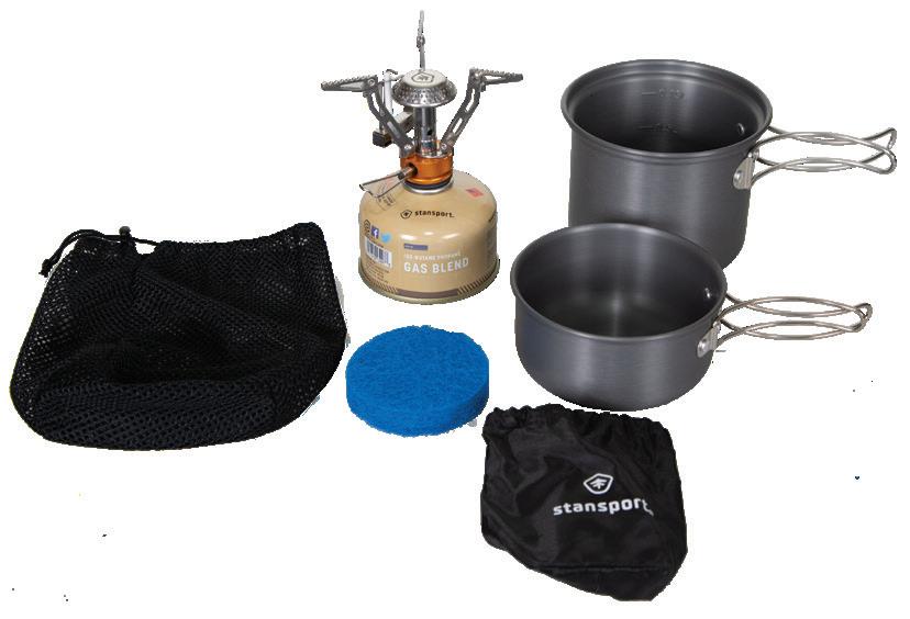 Adventure Cook Set For Four, 2.6 QT Camping Cookware