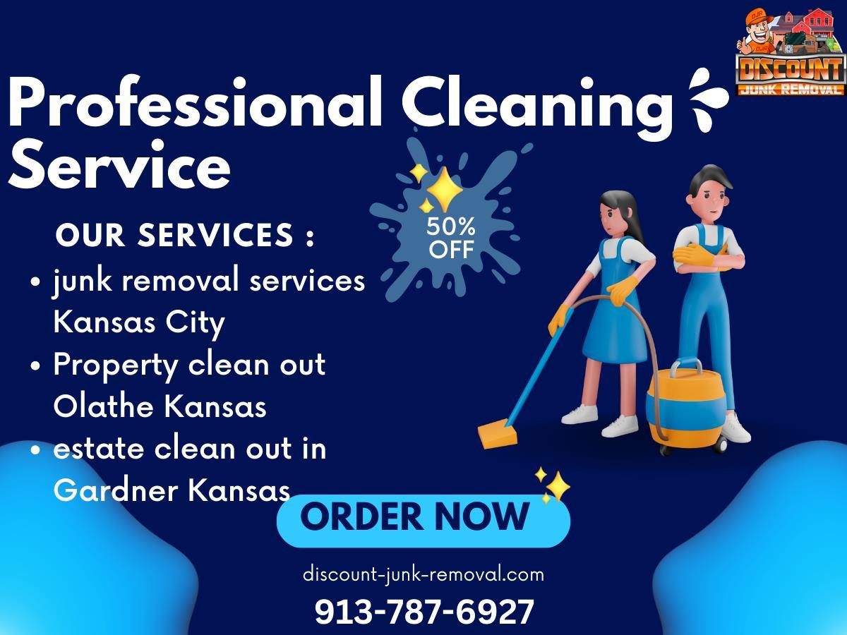Junk removal and property cleaning services Kansas City Kansas by