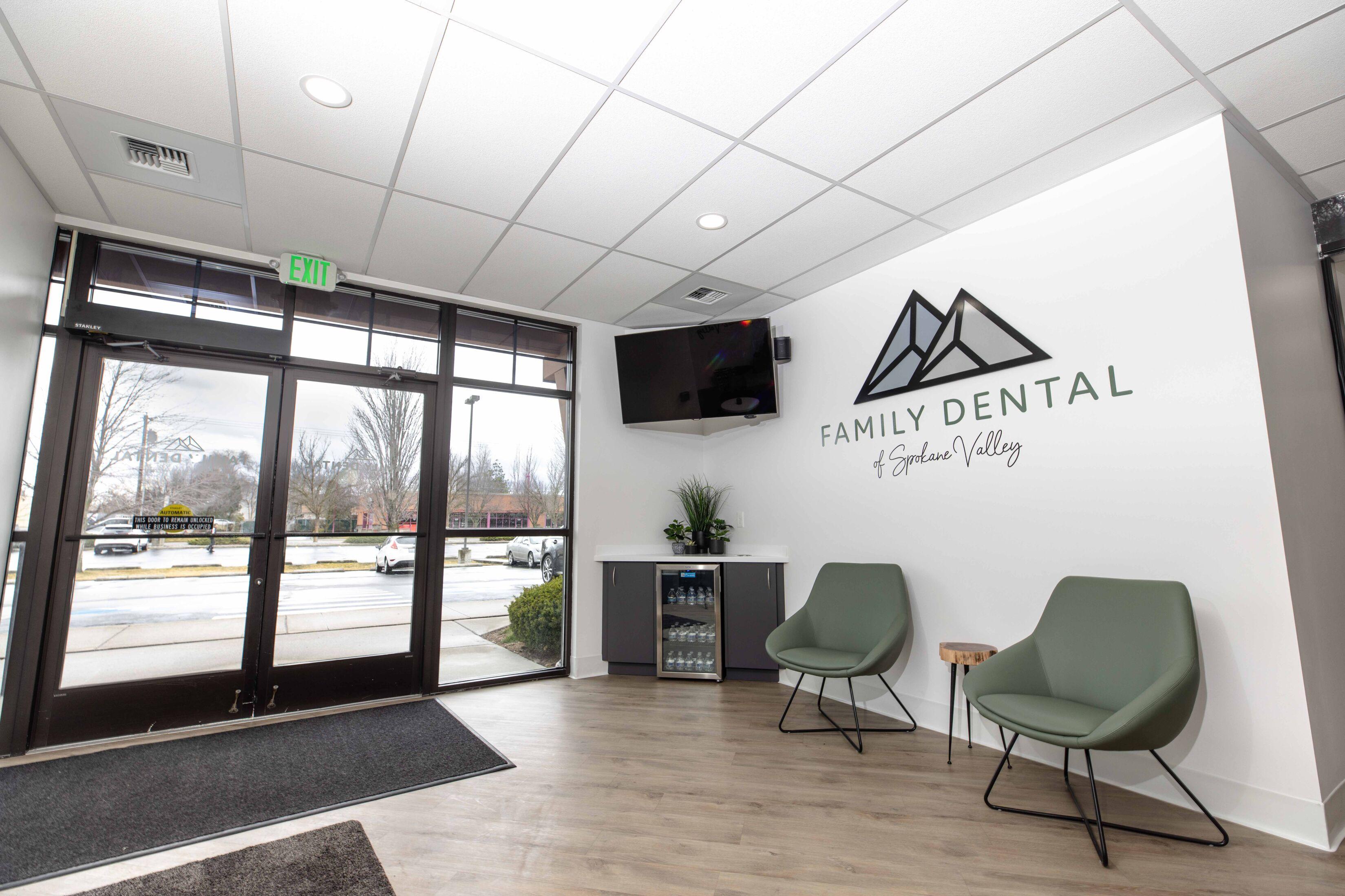 Entrance door at Family Dental of Spokane Valley by Family Dental