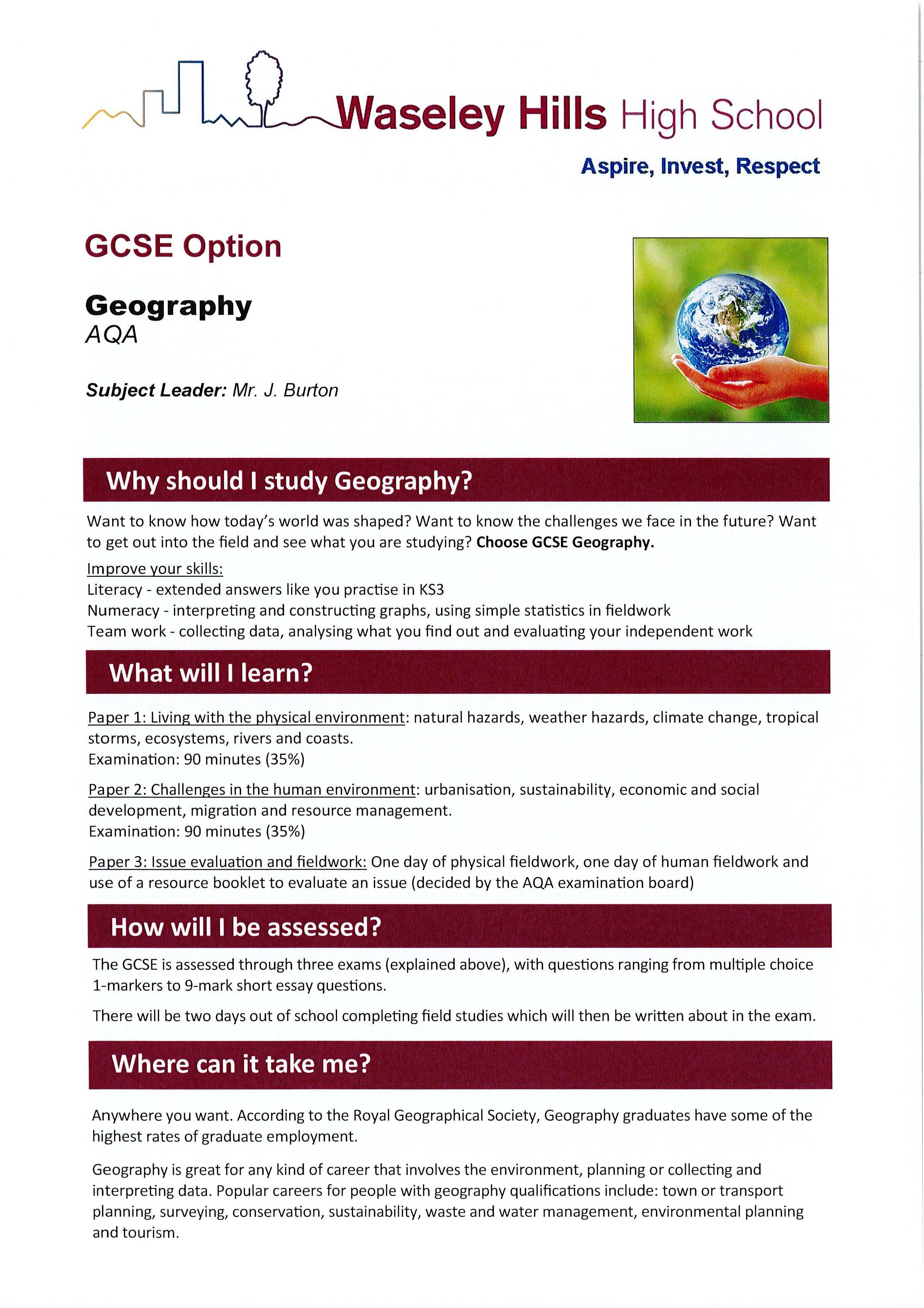 GCSE Options Booklet 2023 by Schudio - Issuu