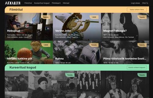 Cover for Home of Estonian Film