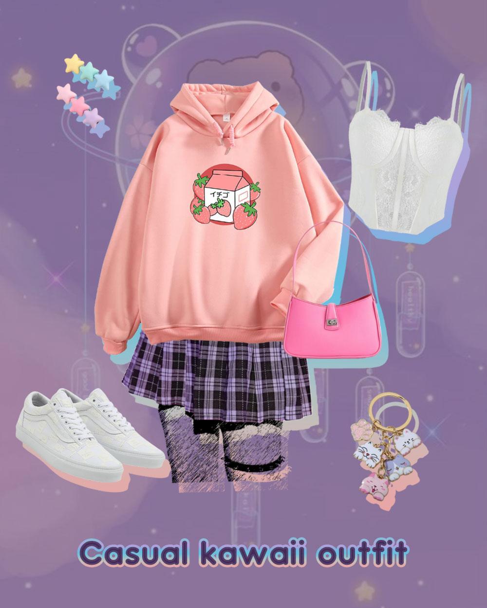 Aesthetic Clothes Casual Kawaii Fashion Kawaii Casual Outfits