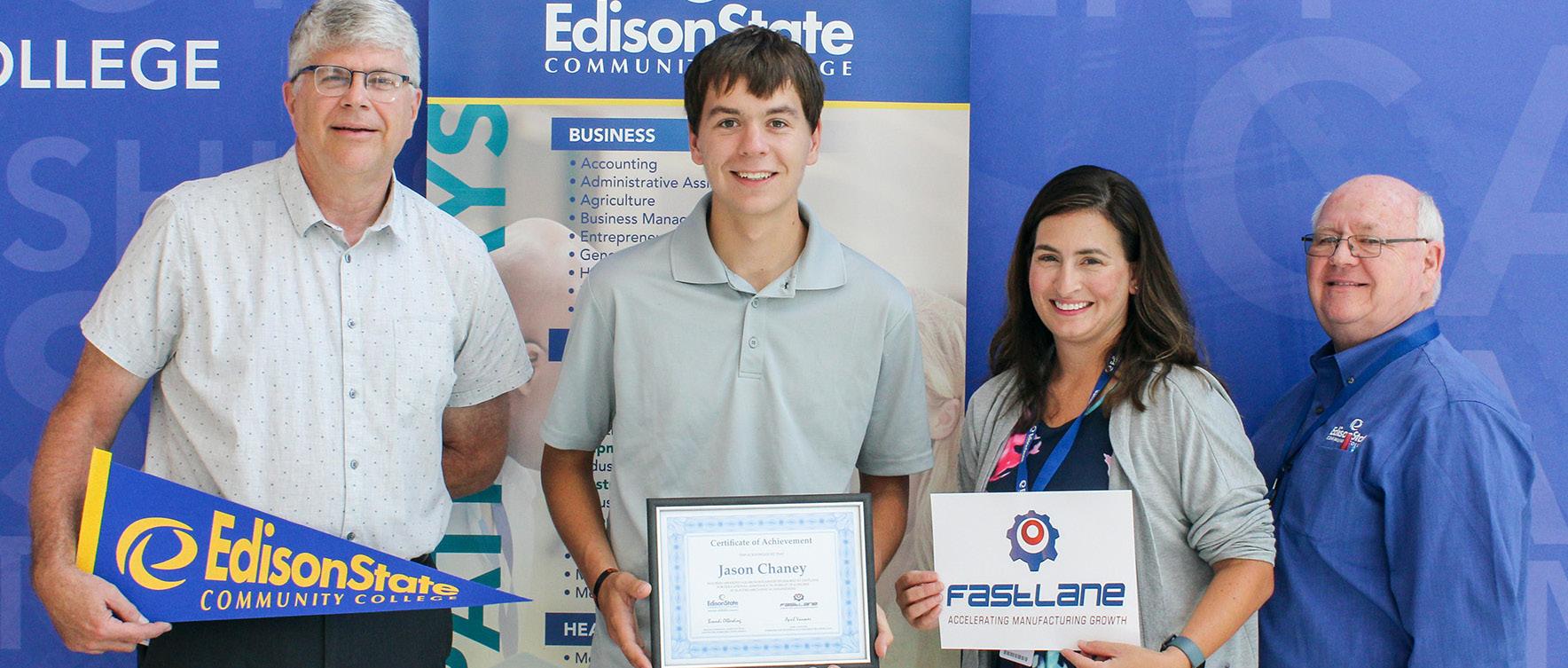 EDISON STATE PARTNERS WITH FASTLANE TO OFFER MANUFACTURING PATHWAY SCHOLARSHIP