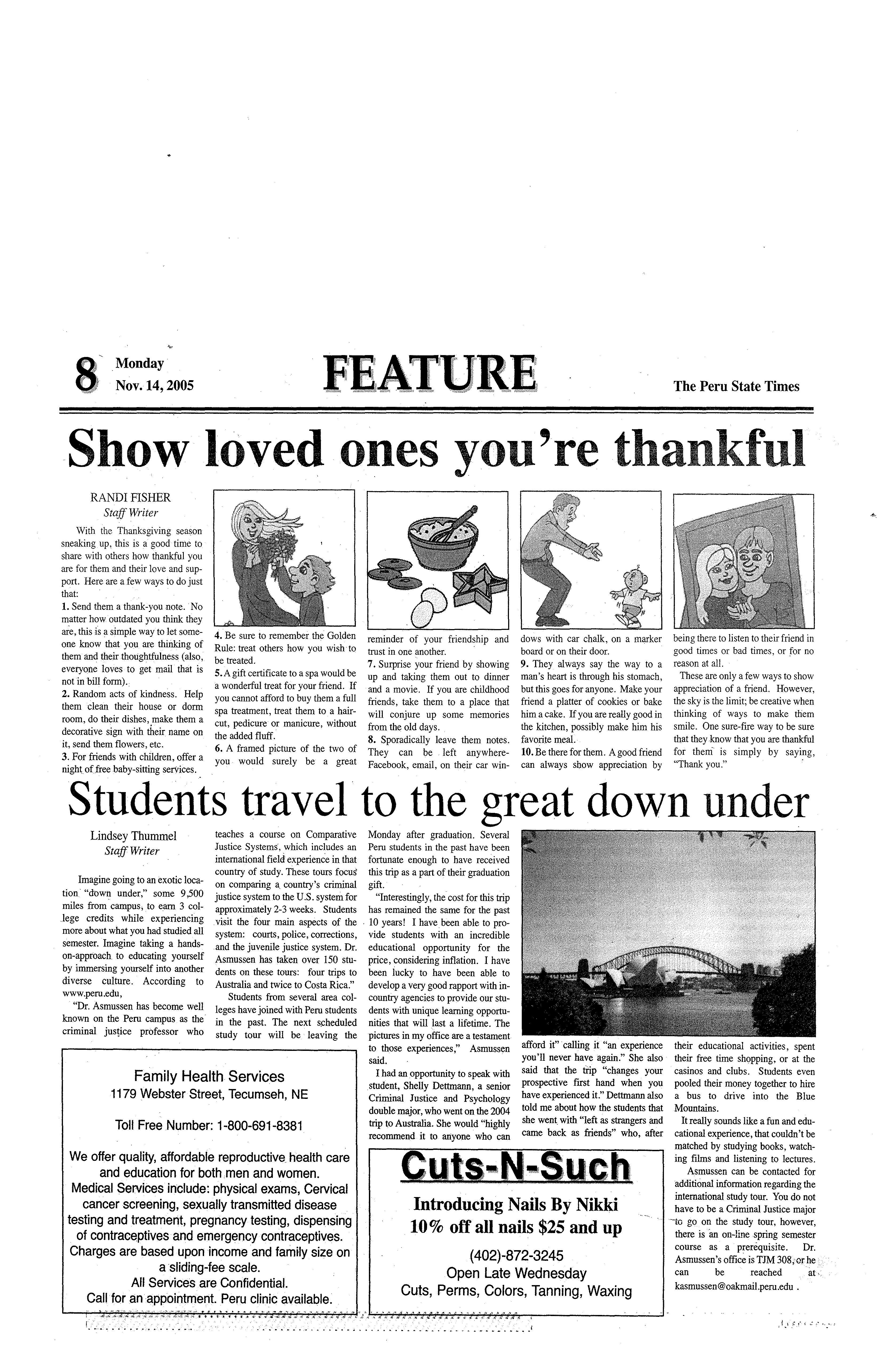 2005-2006 Peru State Times (Peru, NE) - issues 1-10 by Peru State College  Library - Issuu