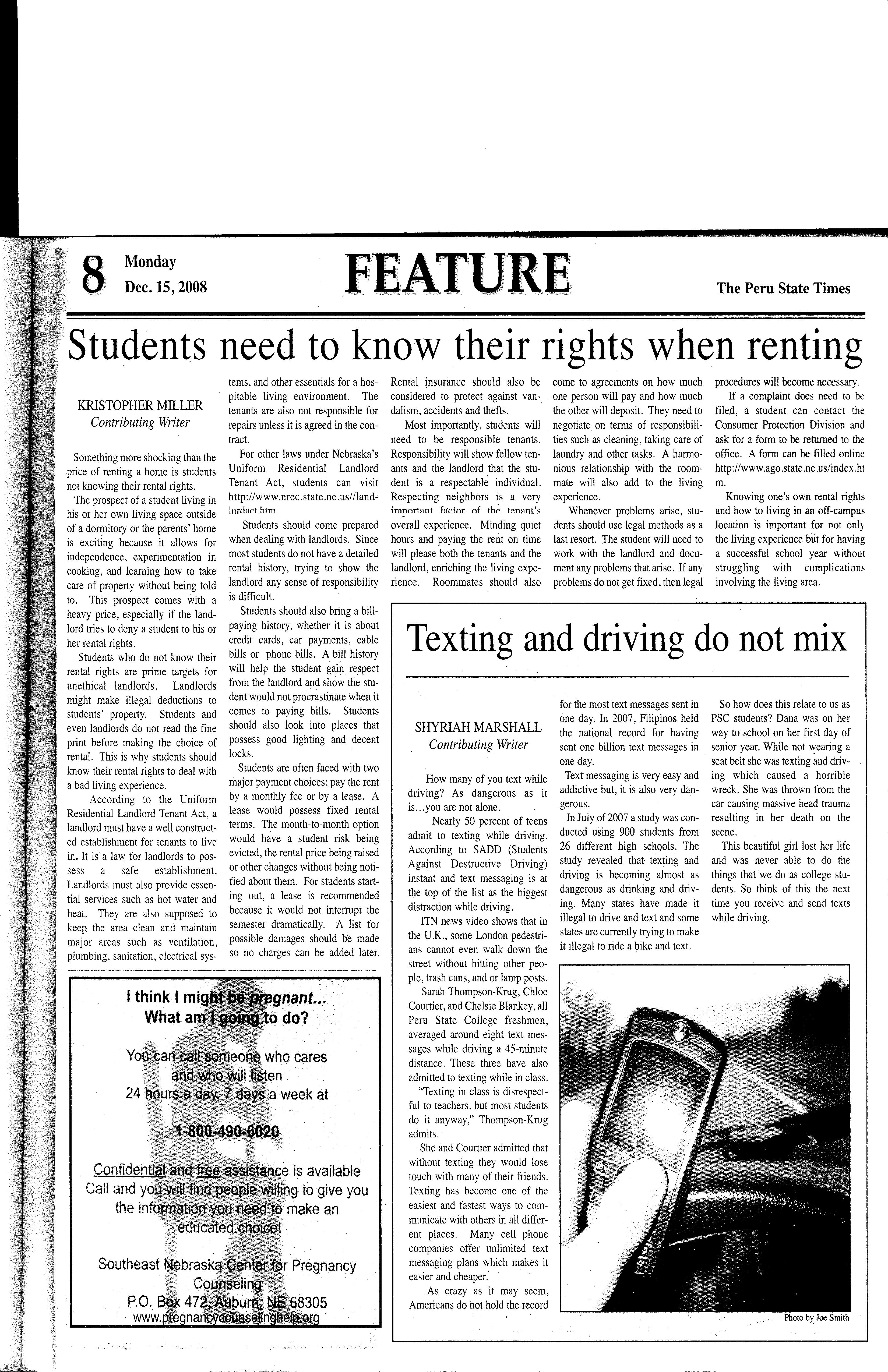 1989-1990 The Times (Peru, NE) - issues 1-14 by Peru State College Library  - Issuu