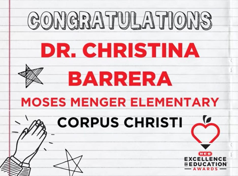 Cover for Excellence in Education Awards