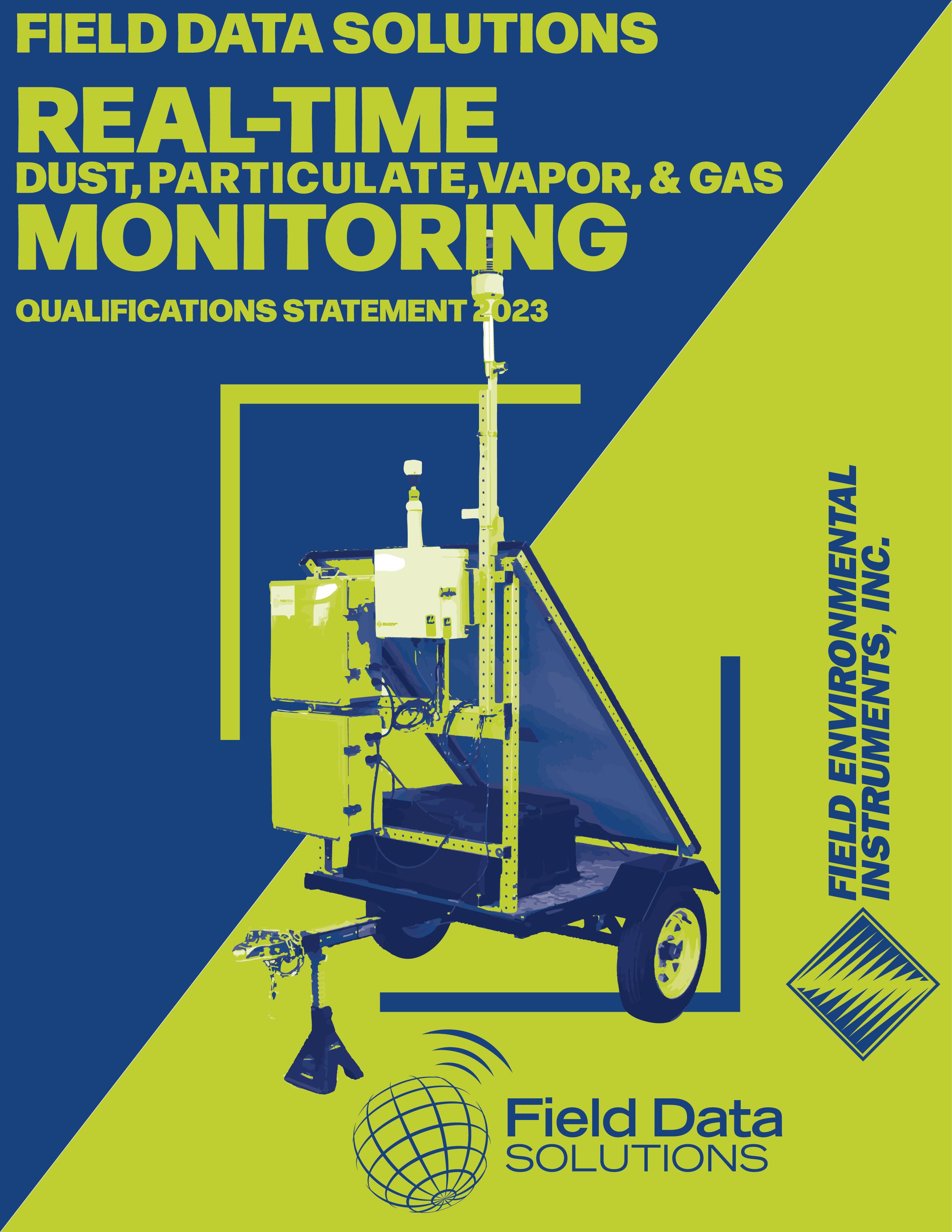 Realtime Dust, Particulate, Vapor, & Gas Monitoring Qualifications