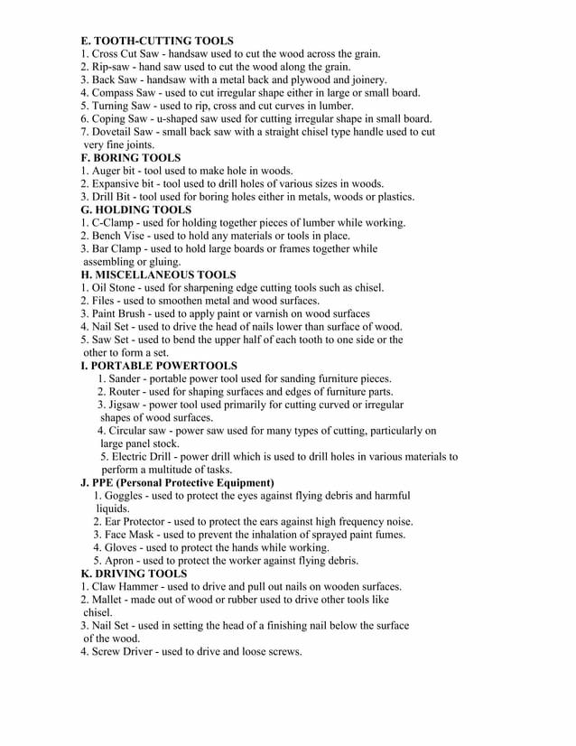 Lesson Plan In Carpentry Tools By Kaneika Sandoval Issuu lesson-plan-in-carpentry-tools-by-kaneika-sandoval-issuu