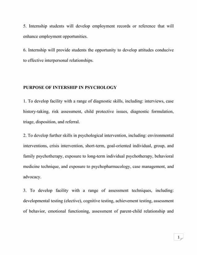Psychology Internship Report by Cierra Diaz Issuu