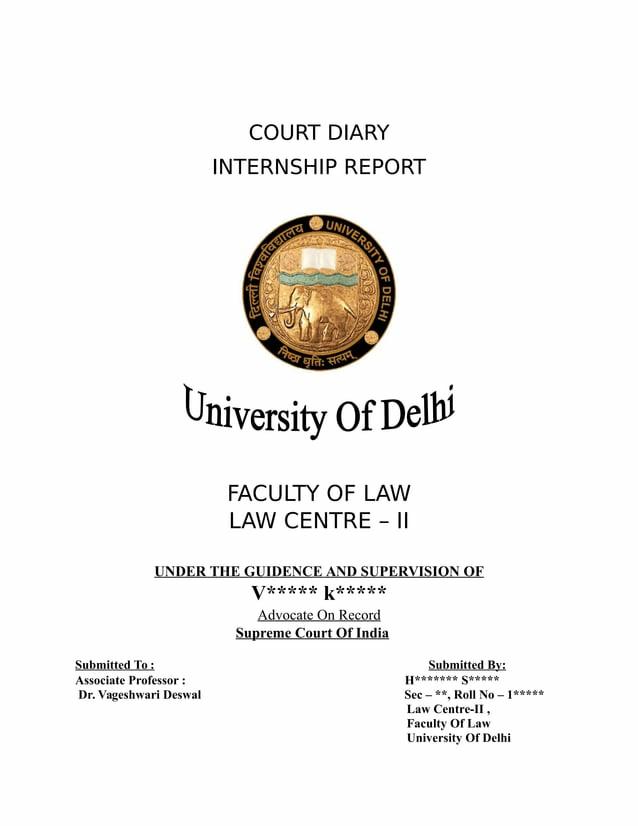 COURT DIARY INTERNSHIP REPORT by Angela Smith Issuu