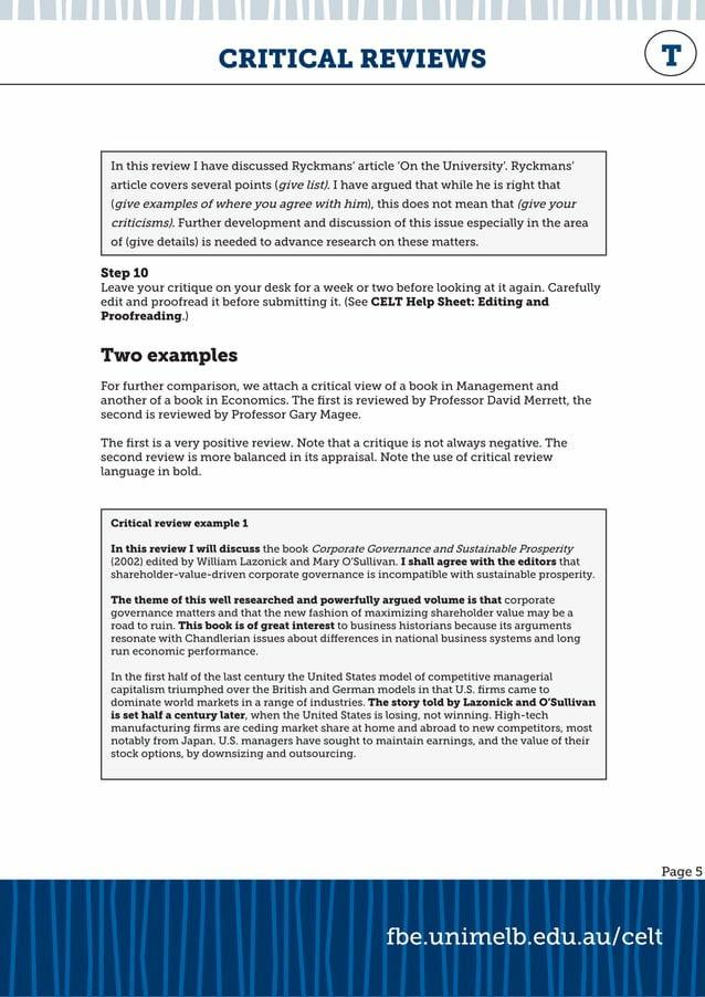 Writing A Critical Essay .Pdf by Deanna Terry - Issuu