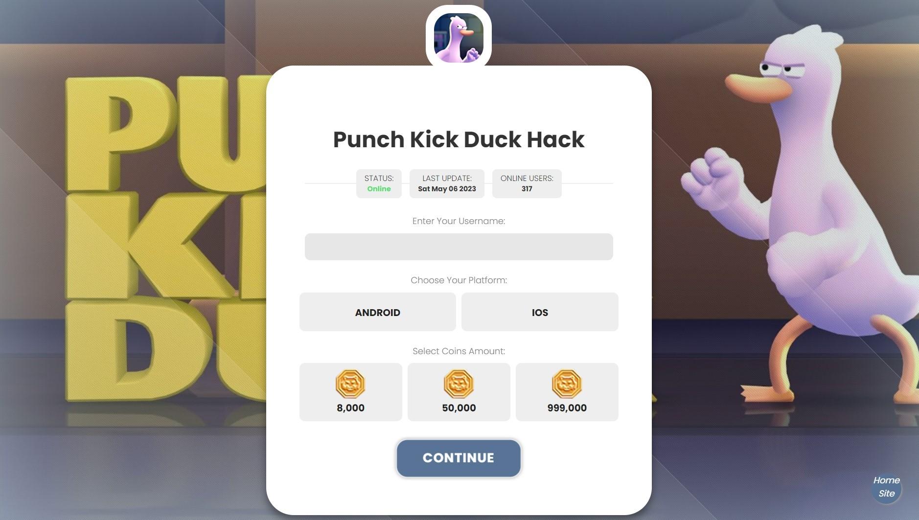 Punch Kick Duck Hack Coins Apk MOD 2023 Cheats by punchkickduckhack