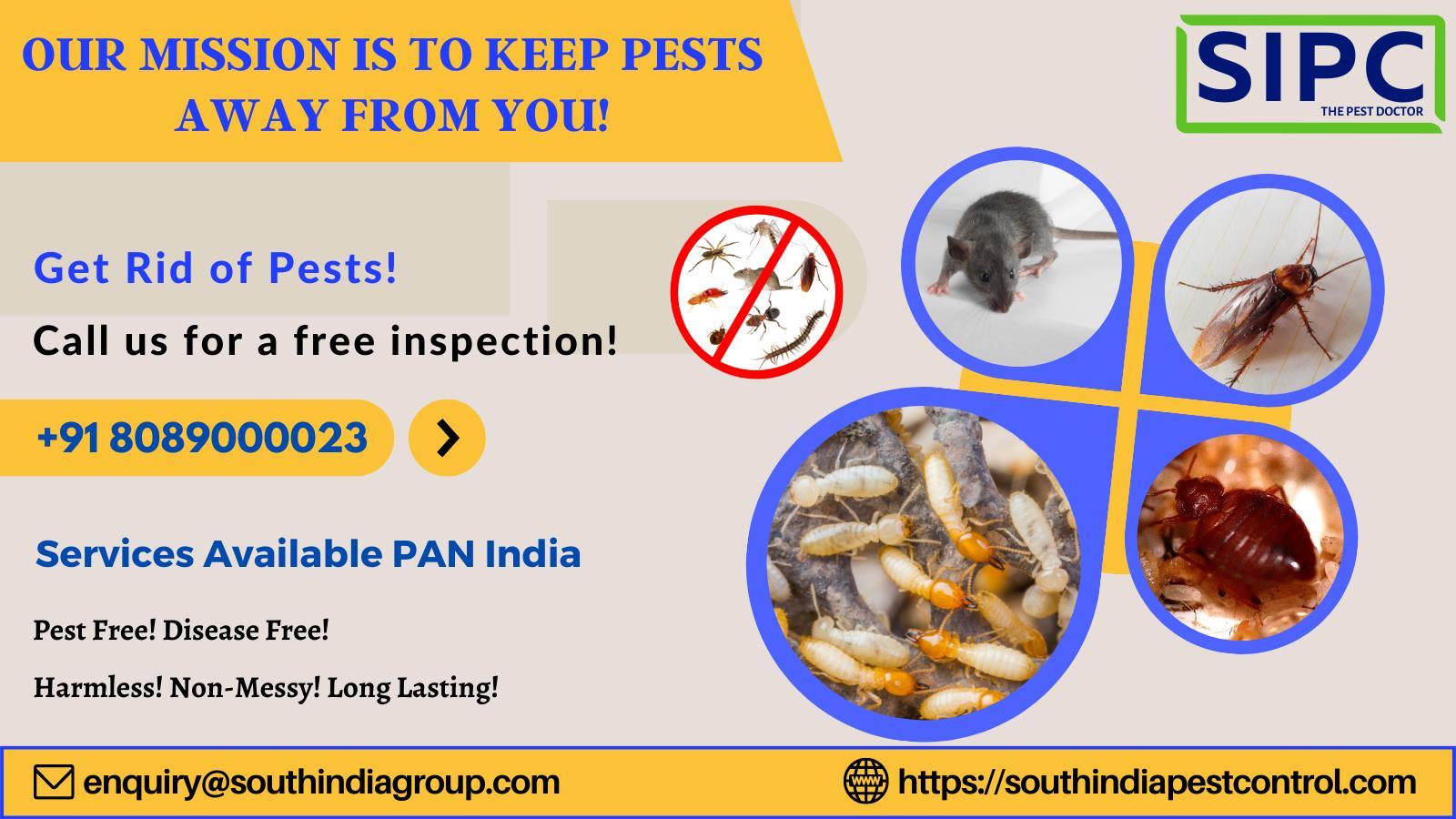 Here are some tips to control pests in your places SIPC Pest Control
