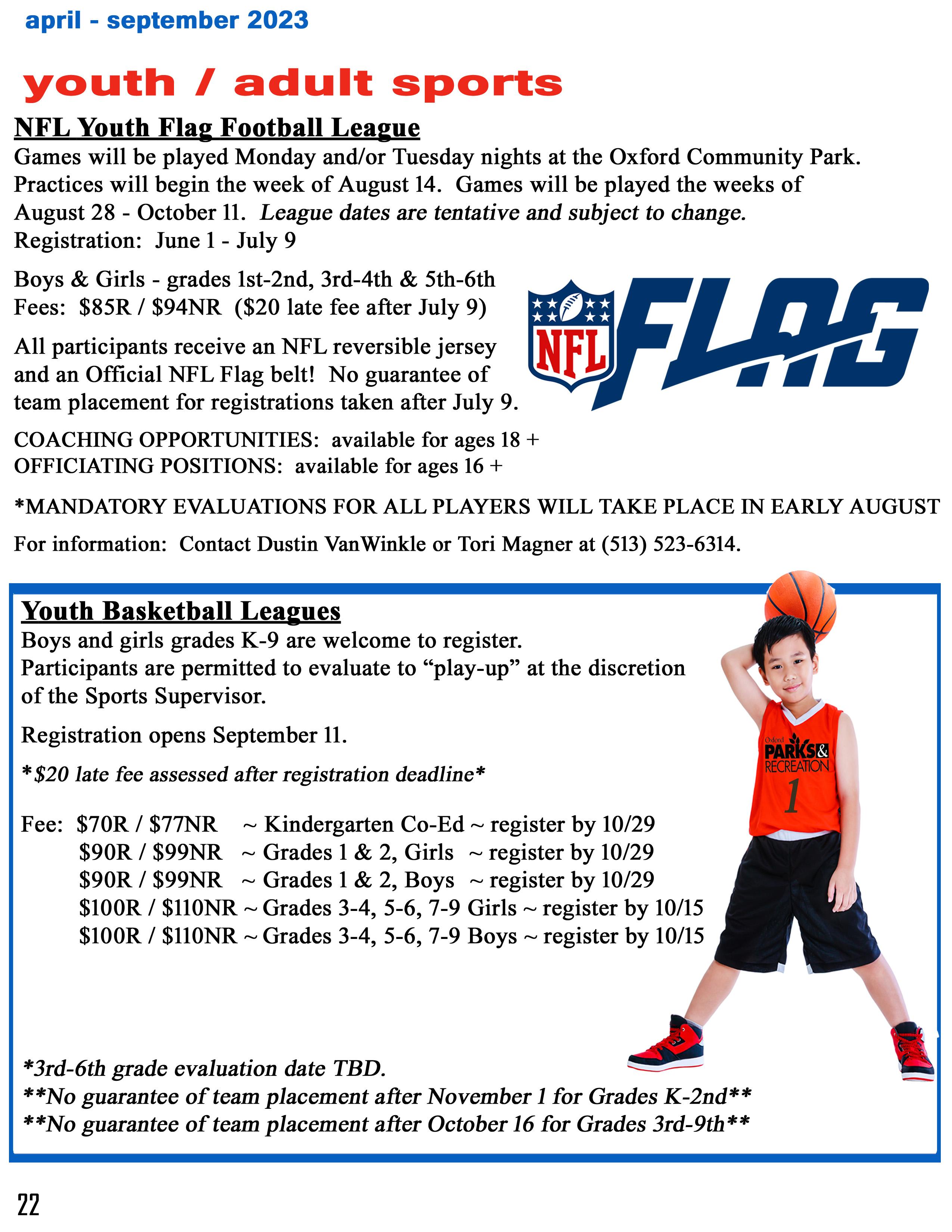 OPRD AprilSeptember 2023 Program Guide by City of Oxford Ohio Issuu