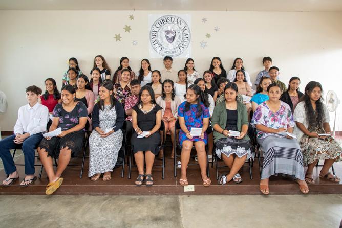 Calvary Christian Academy students earn Honor Society status for high grades