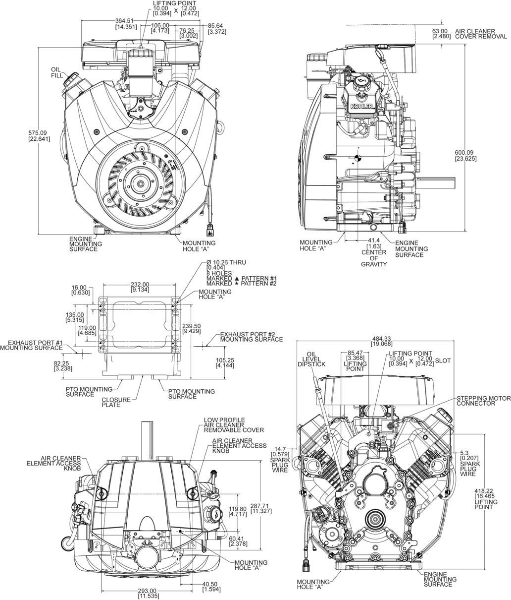 Kohler Command Pro CH1000 Horizontal Crankshaft Service Repair Manual