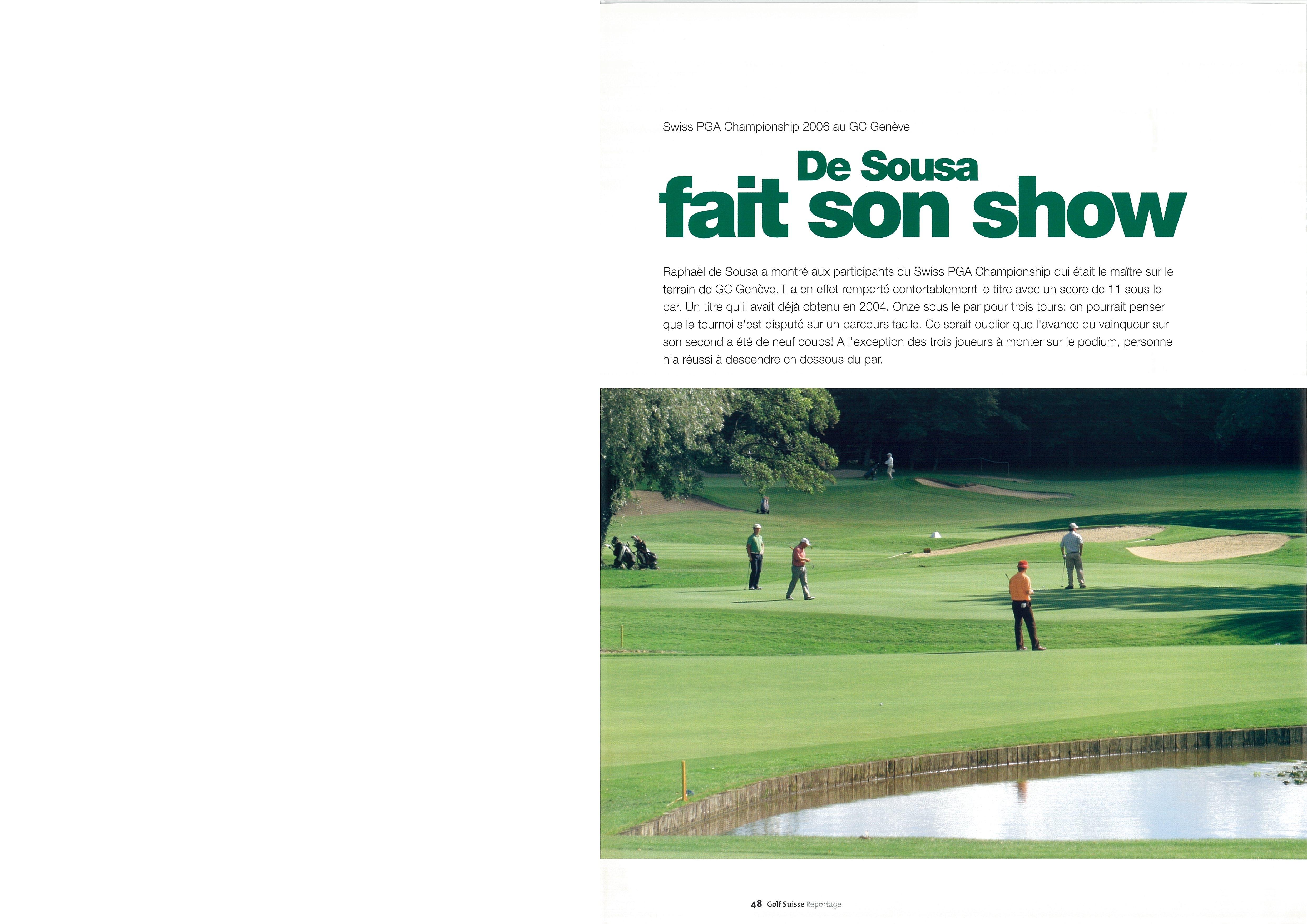 Travel One - Swiss PGA