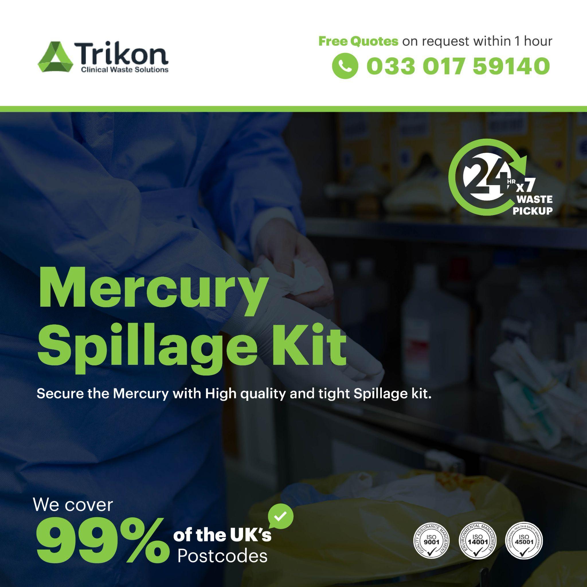 Mercury Spillage Kit by Trikon Clinical Waste Issuu