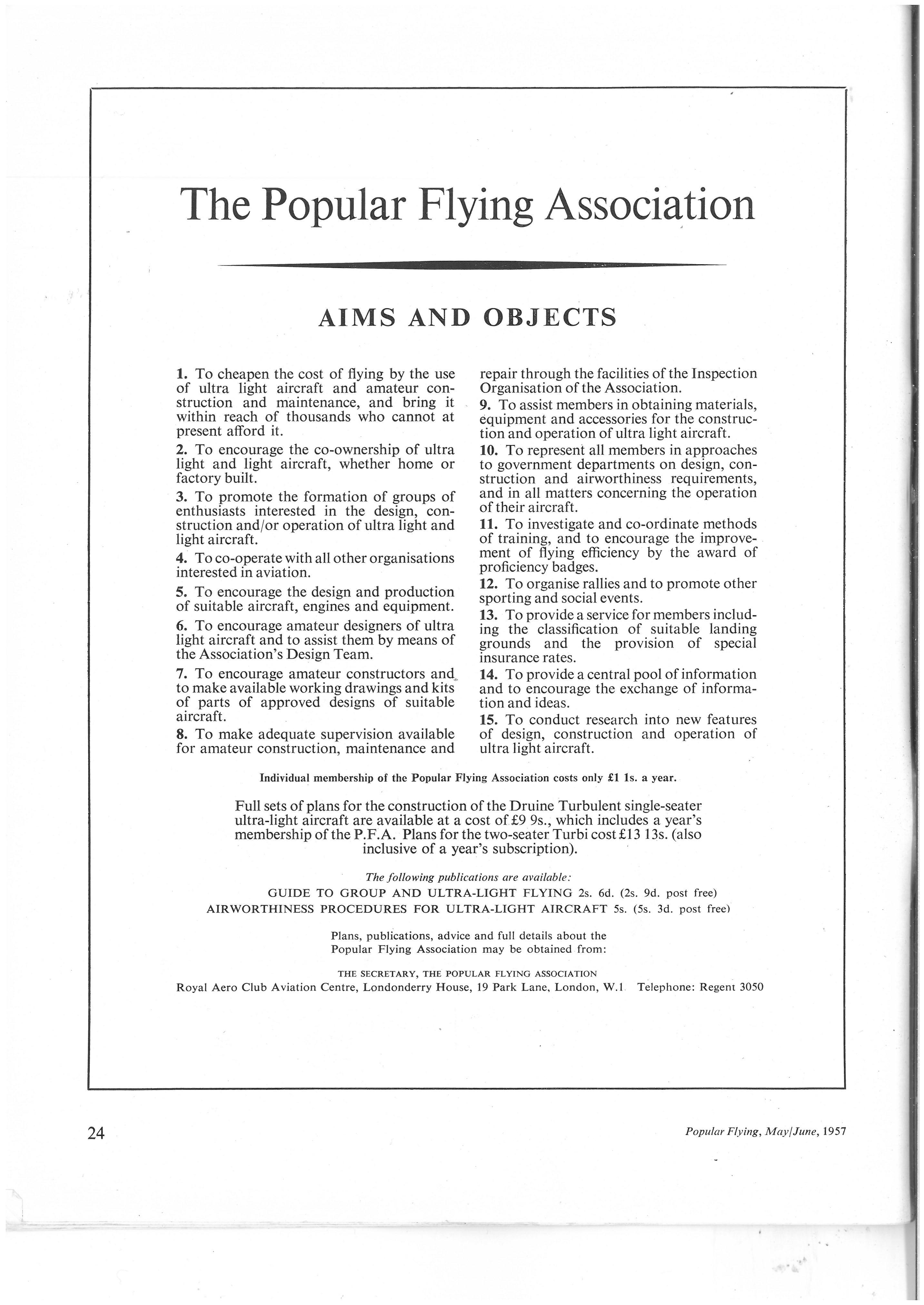 Popular Flying May/June 1957 by Light Aircraft Association Issuu