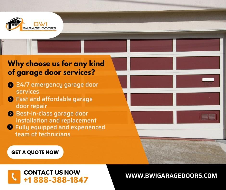 Secure and Reliable Garage Door Repair Services in Glenwood by Bwi