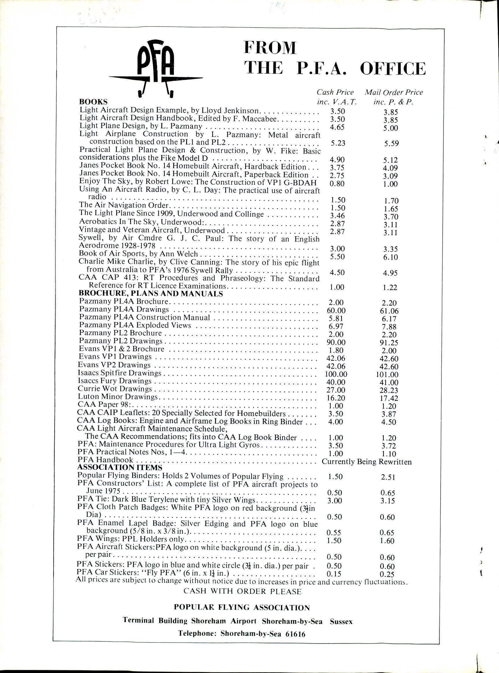Popular Flying Jan/Feb 1979 by Light Aircraft Association Issuu