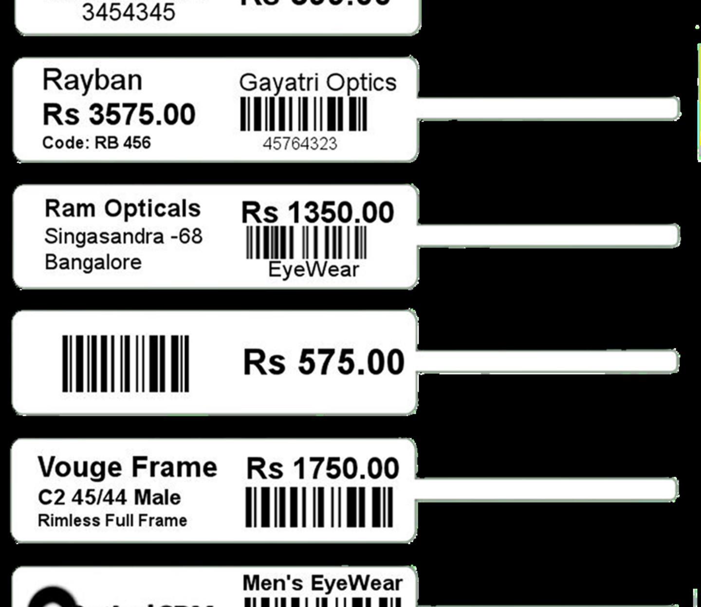 Dlance Barcode sticker printing near me DNB multiapps LLP by