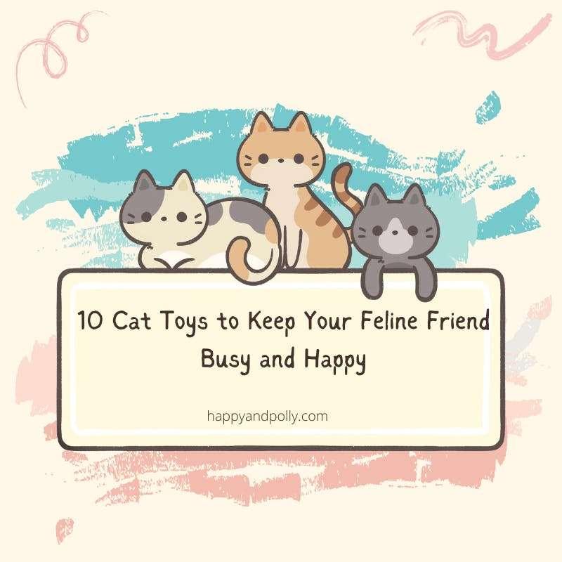 10 Cat Toys to Keep Your Feline Friend Busy and Happy by Happy and