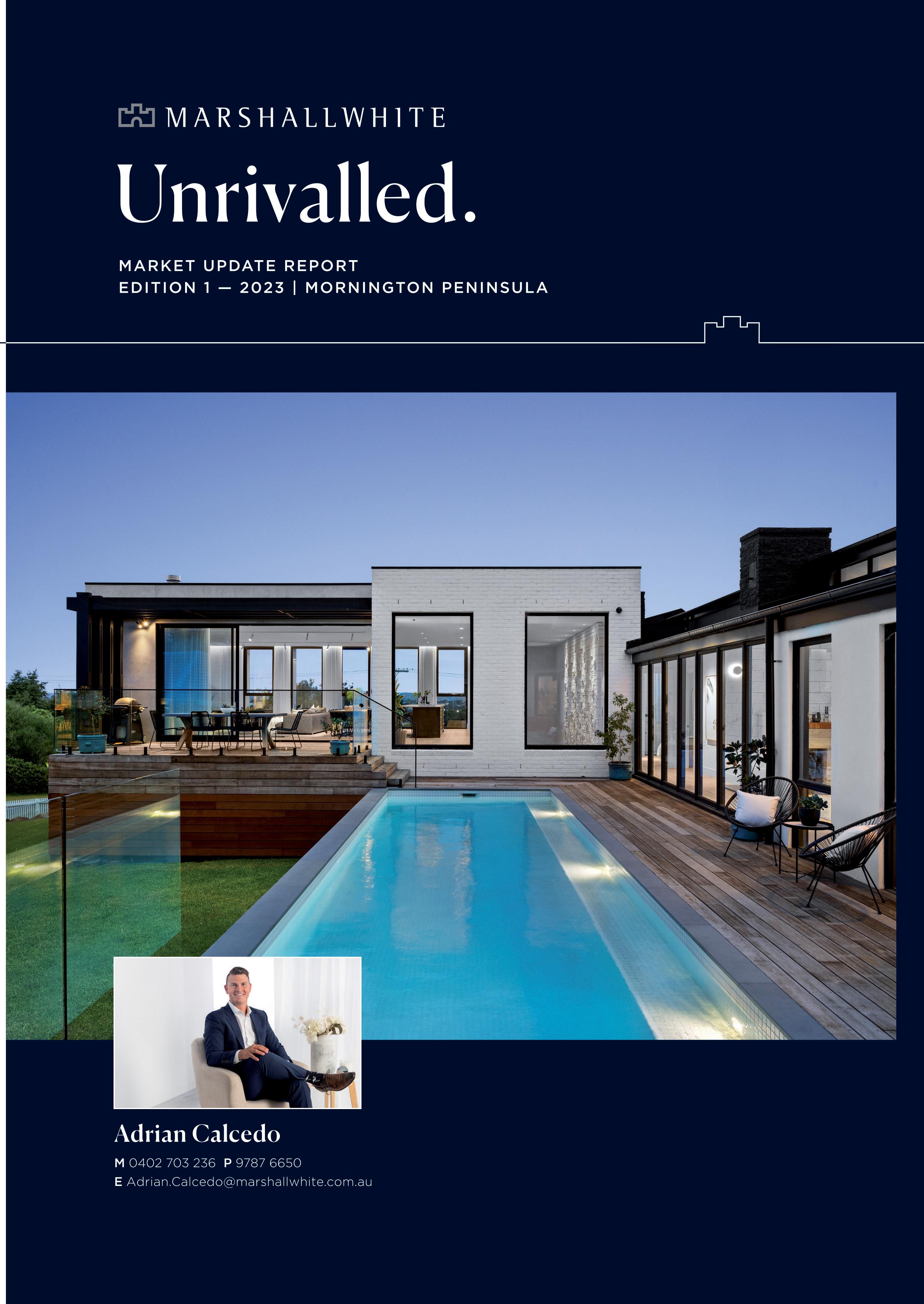 Market Update Report 2023 Issue 1 Adrian Calcedo by Marshall White